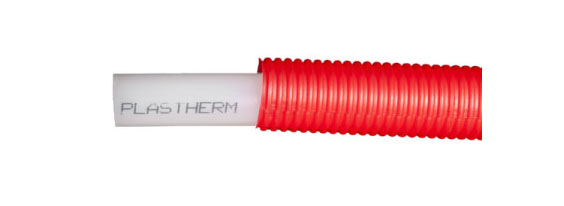 PE-RT Bariyersiz Kılıflı Boru (Kırmızı) (Plastherm)